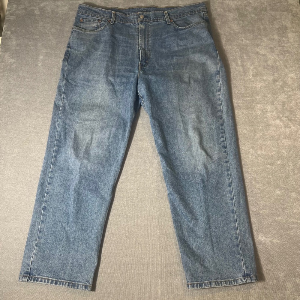 Levis 550 Relaxed Fit Jeans Mens 42x30 Medium Wash Blue Denim 00550-0057
